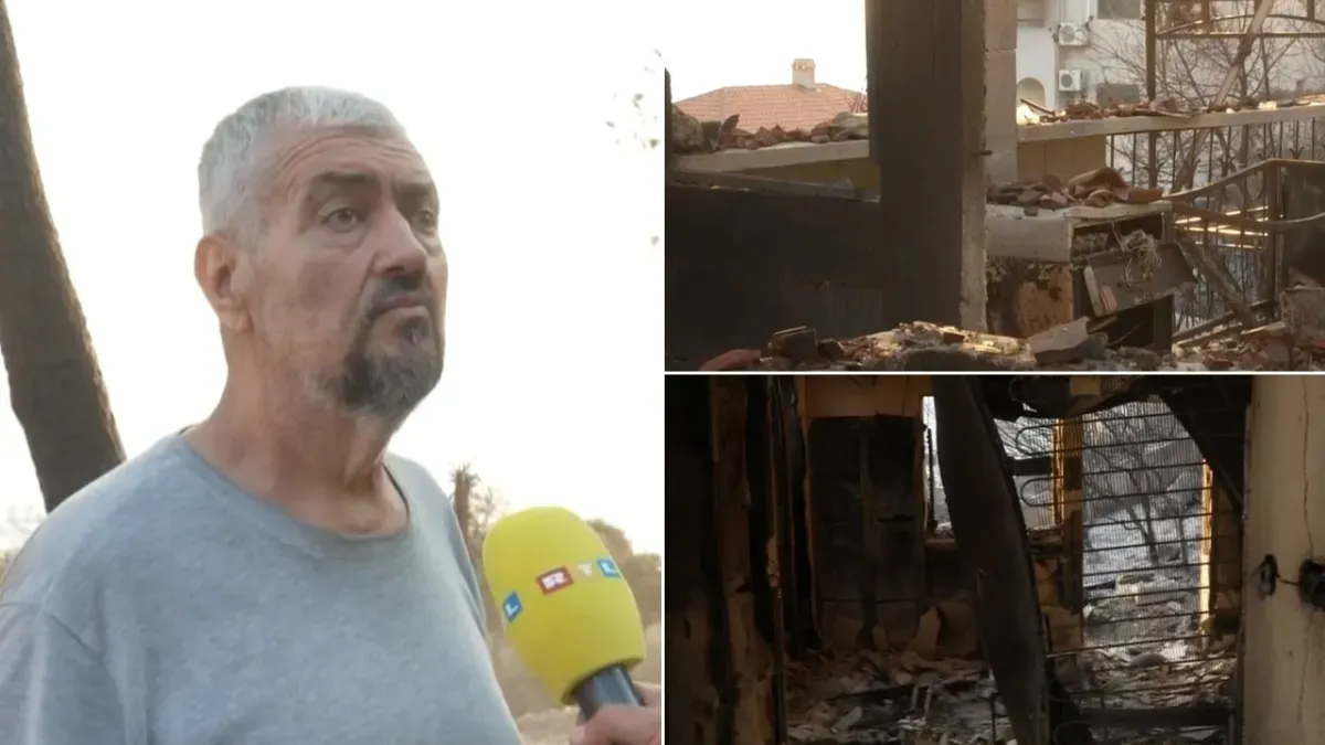 Vatrena stihija progutala je dom hrvatskog branitelja: 'Uzeo sam psa i kćer, ne znam što da radim'
